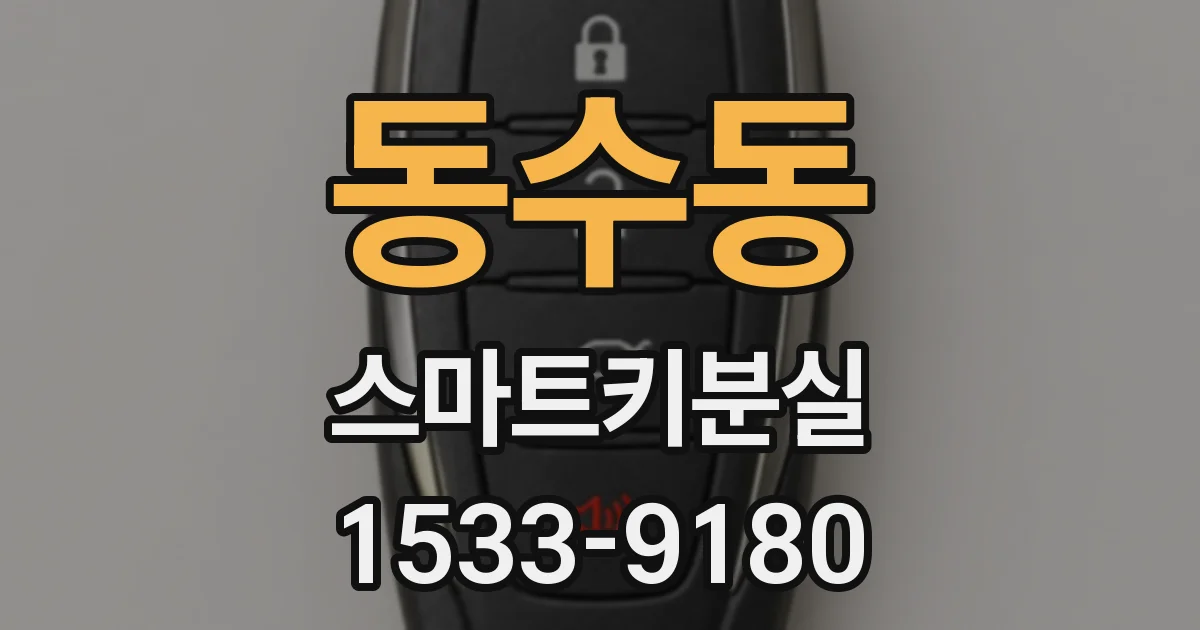 동수동 스마트키분실