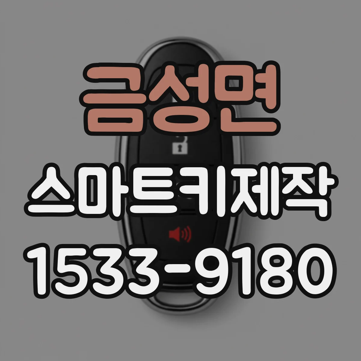 금성면 스마트키제작