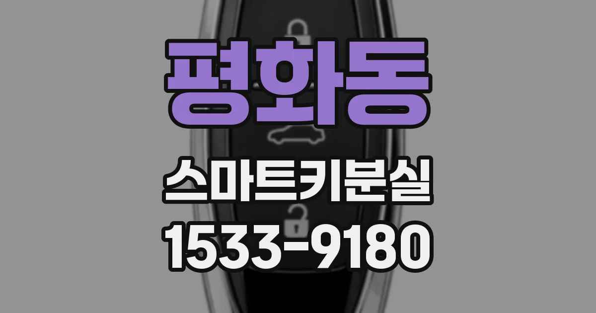 평화동 스마트키분실