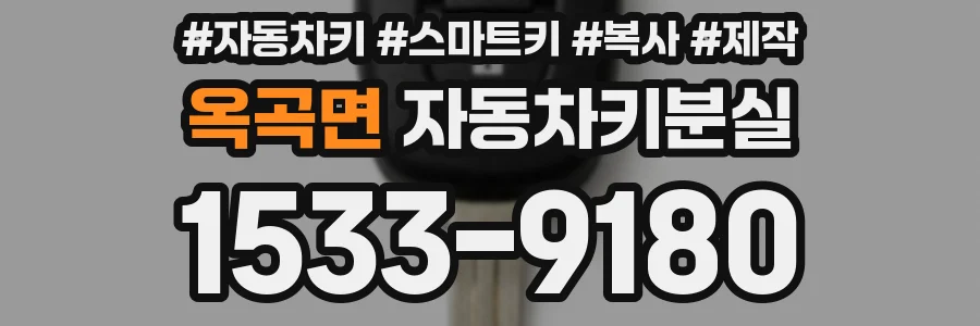 옥곡면 자동차키분실