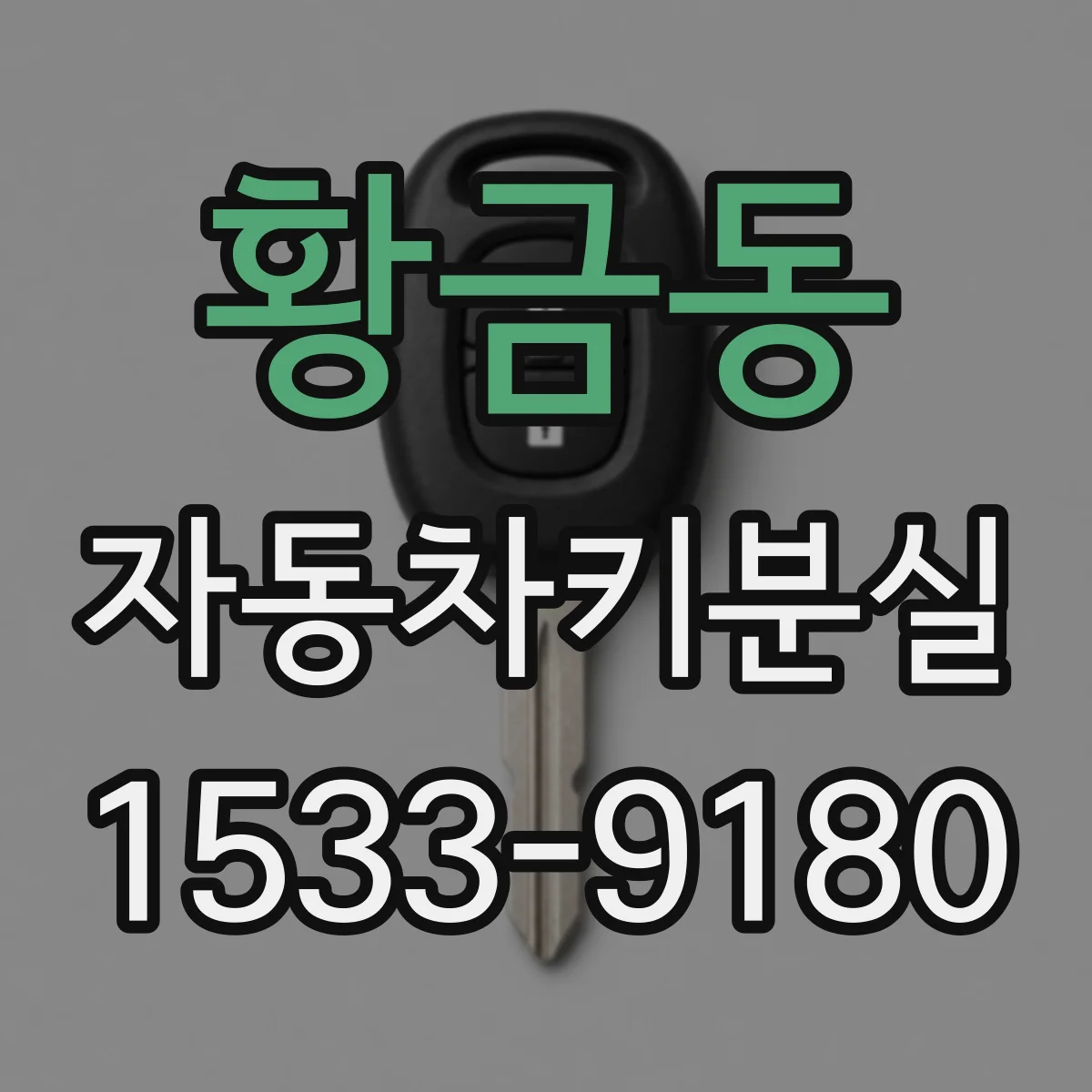 황금동 자동차키분실