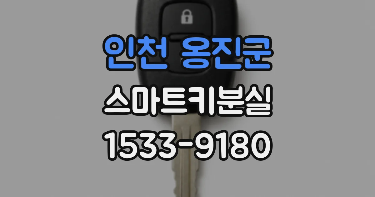 인천 옹진군 스마트키분실