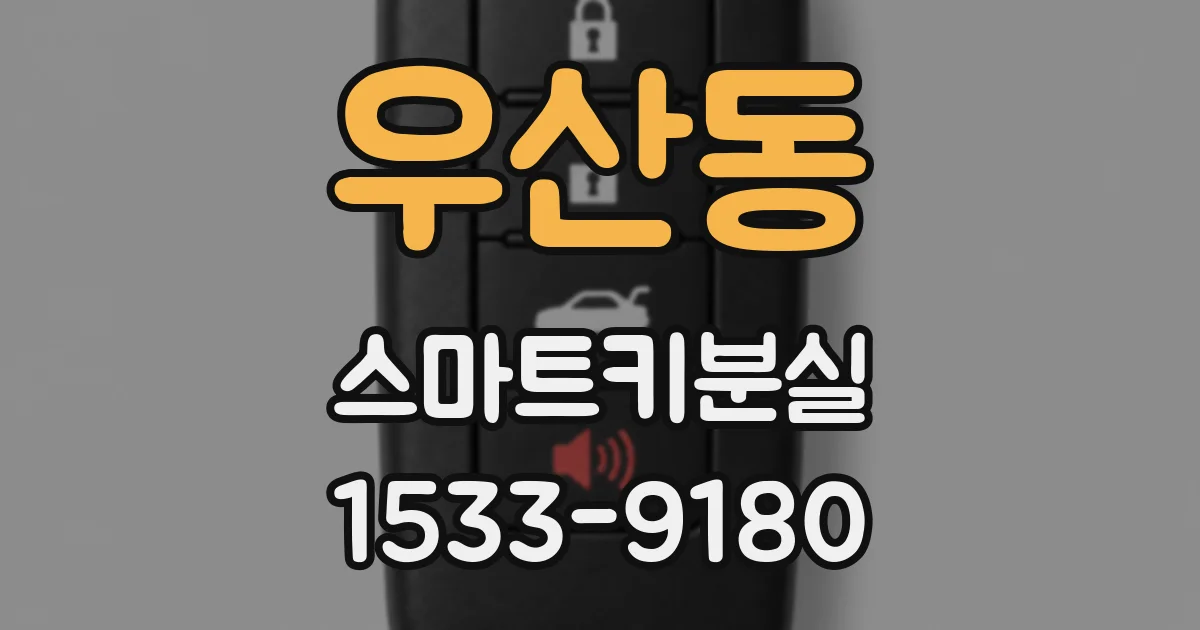 우산동 스마트키분실