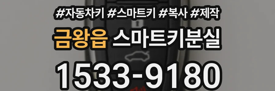 금왕읍 스마트키분실
