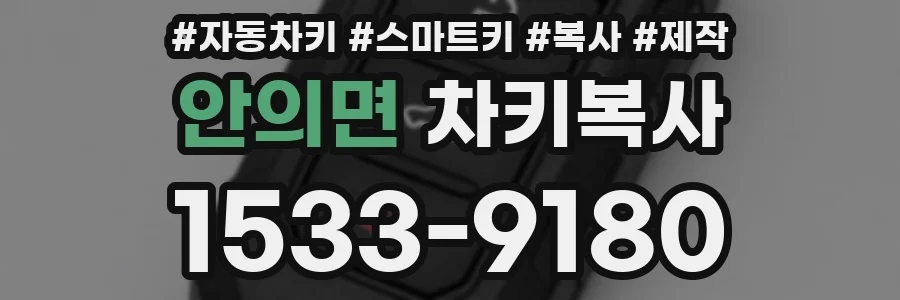 안의면 차키복사