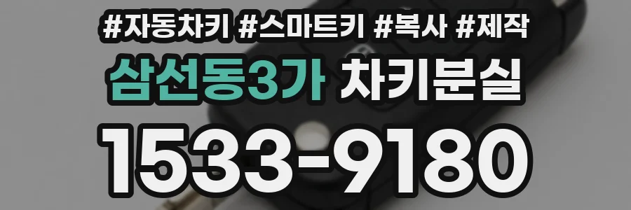 삼선동3가 차키분실