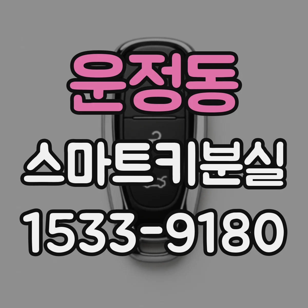 운정동 스마트키분실 열쇠 구멍 없는 차의 잠금 해제 방법