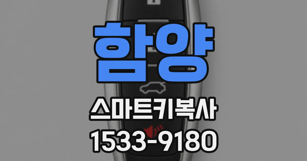 함양 스마트키복사