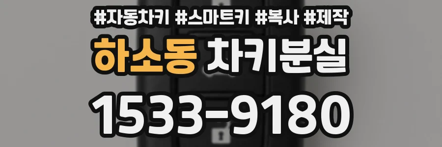 하소동 차키분실