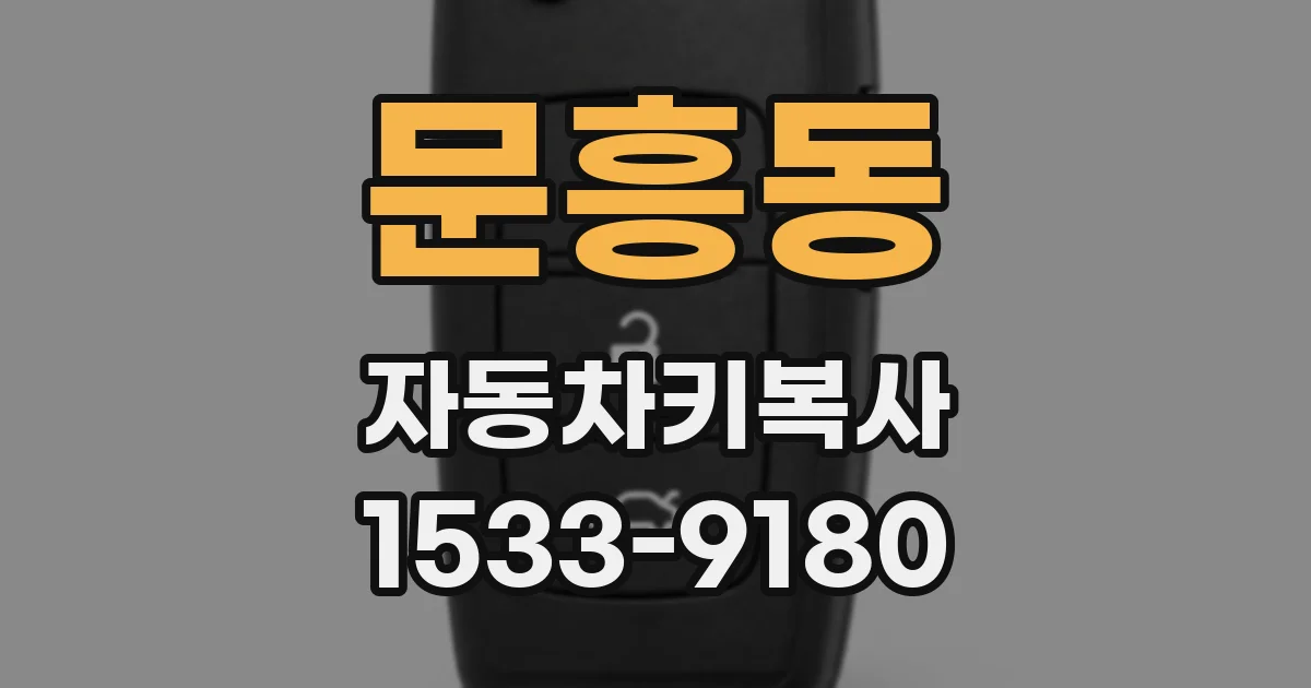 문흥동 자동차키복사