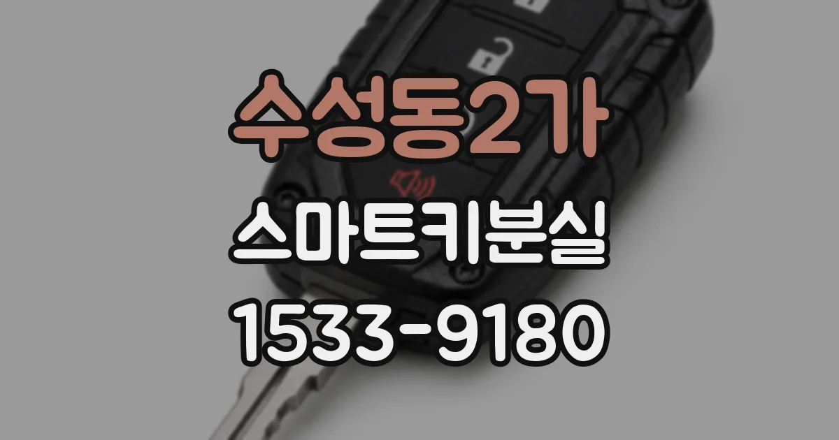 수성동2가 스마트키분실