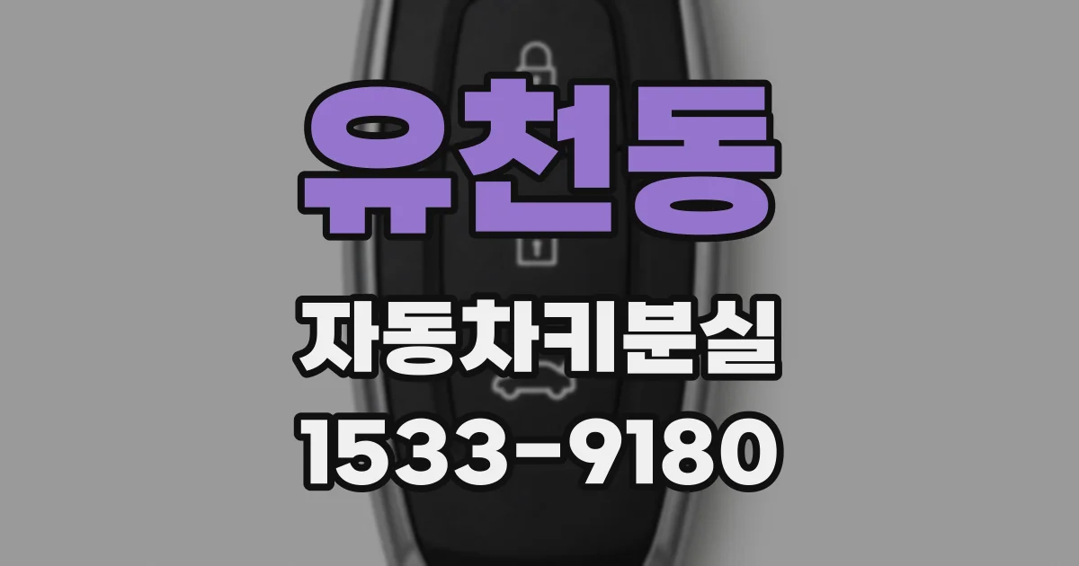 유천동 자동차키분실