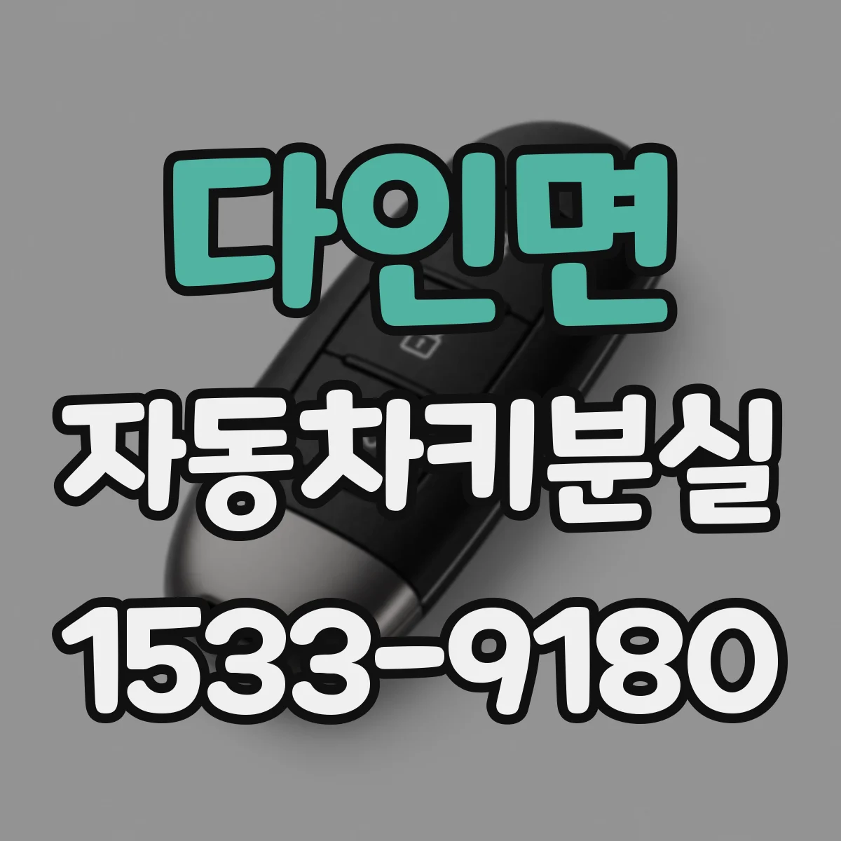 다인면 자동차키분실