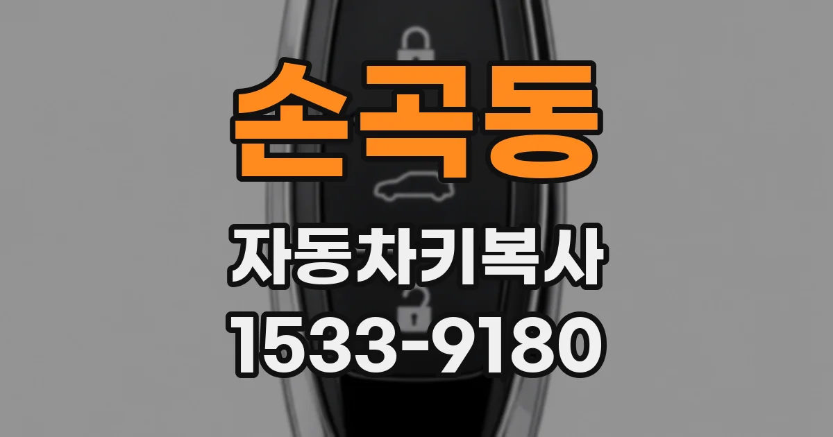 손곡동 자동차키복사