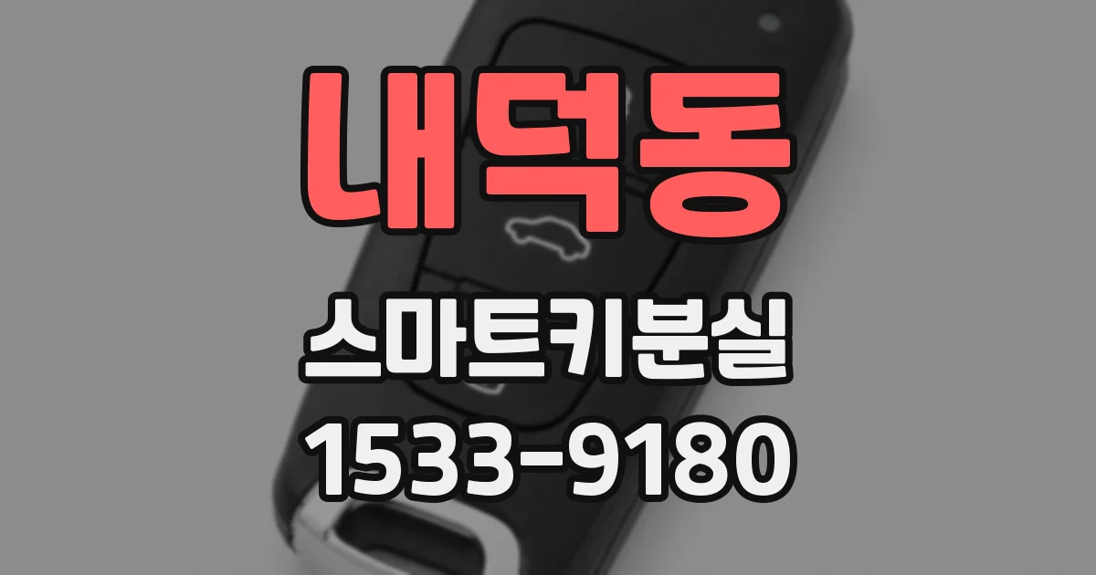 내덕동 스마트키분실