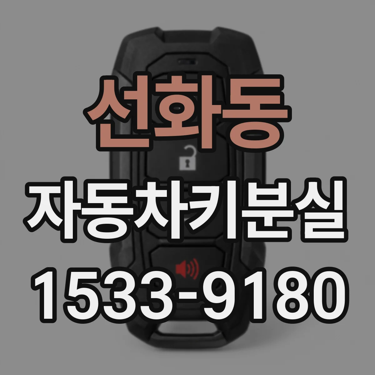 선화동 자동차키분실
