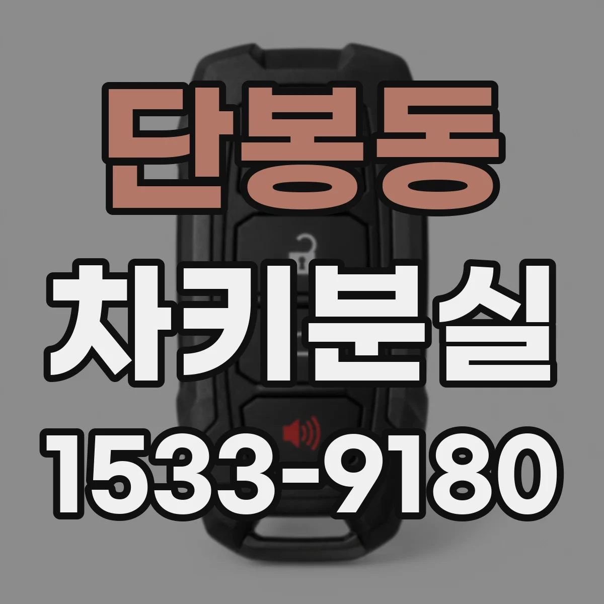 단봉동 차키분실