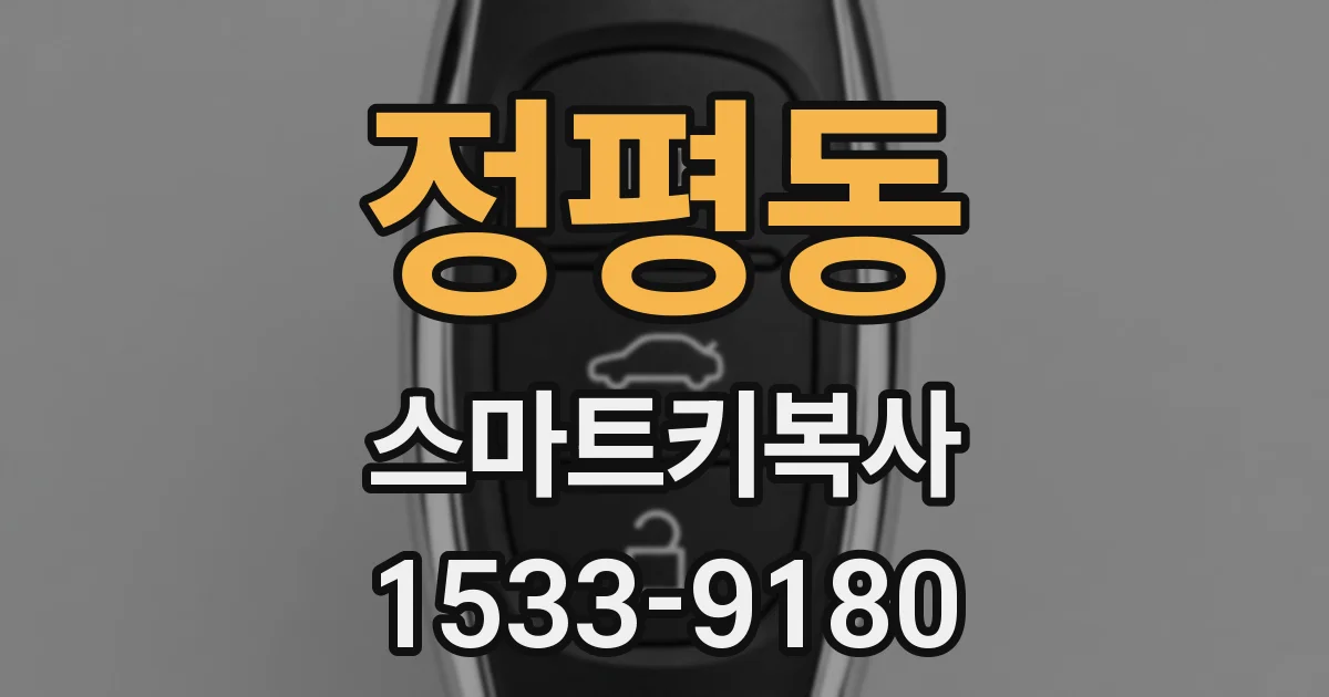 정평동 스마트키복사
