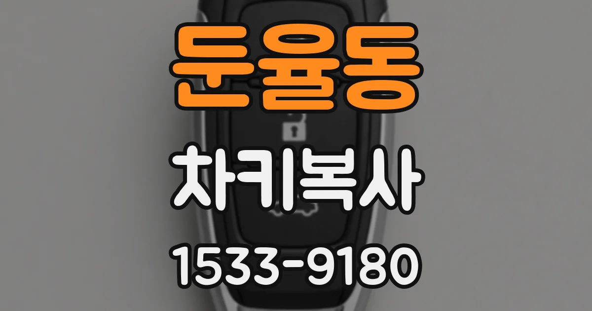 둔율동 차키복사