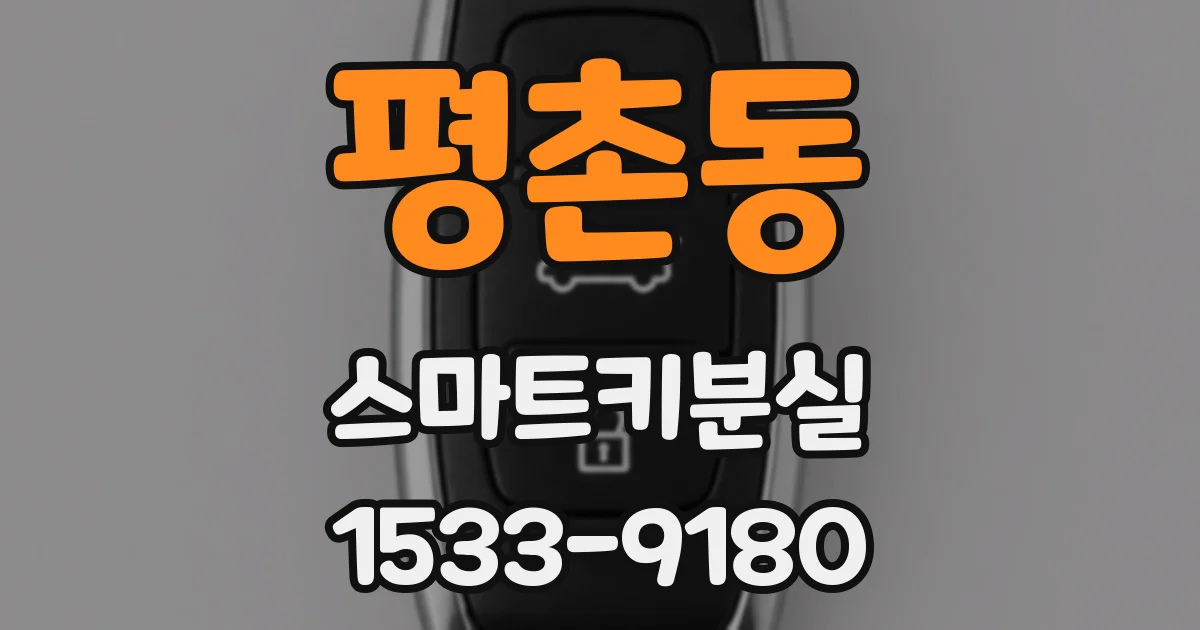 평촌동 스마트키분실