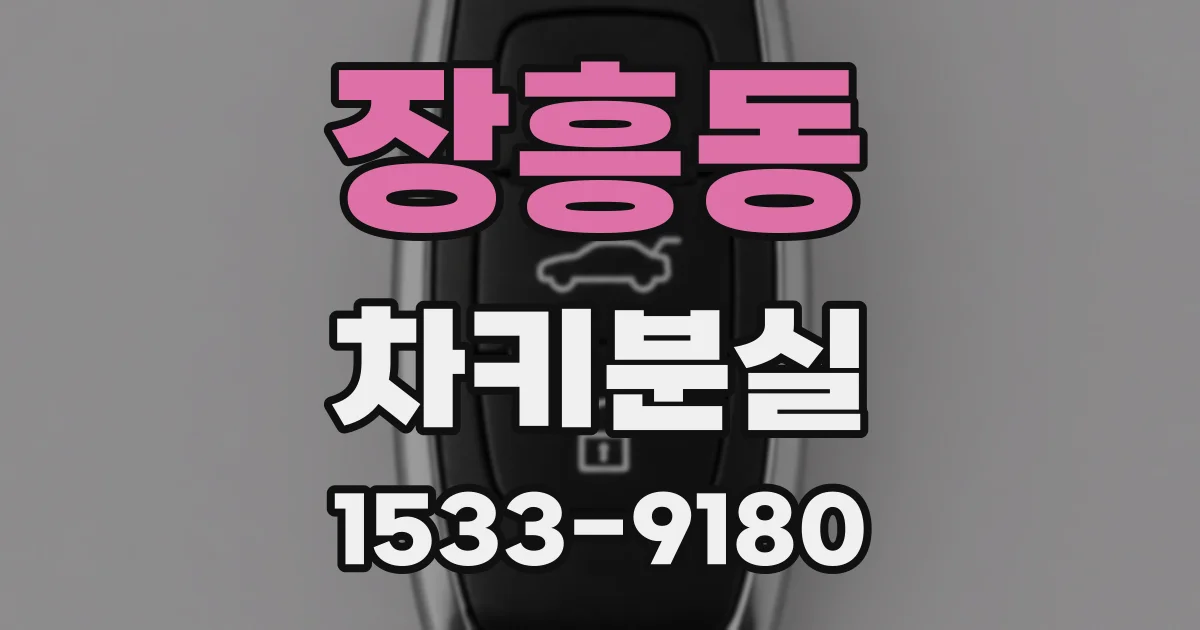장흥동 차키분실
