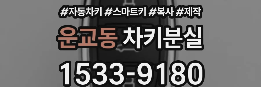 운교동 차키분실