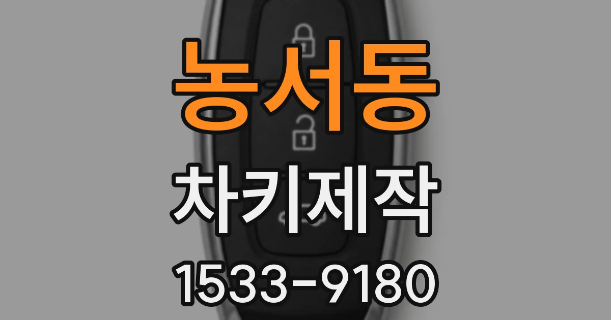 농서동 차키제작