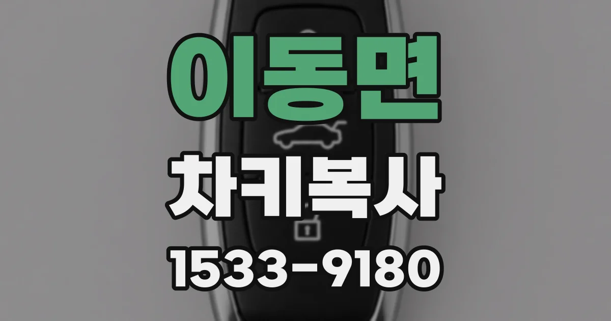 이동면 차키복사