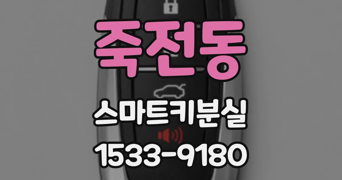죽전동 스마트키분실