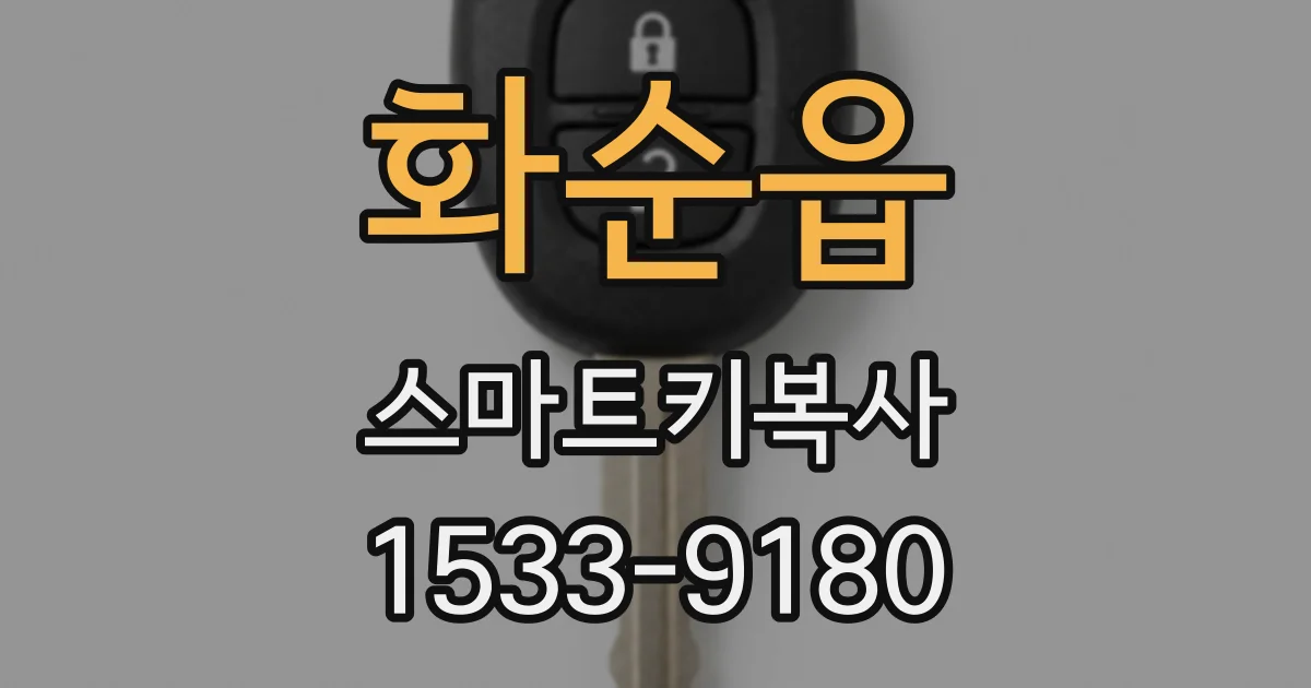 화순읍 스마트키복사