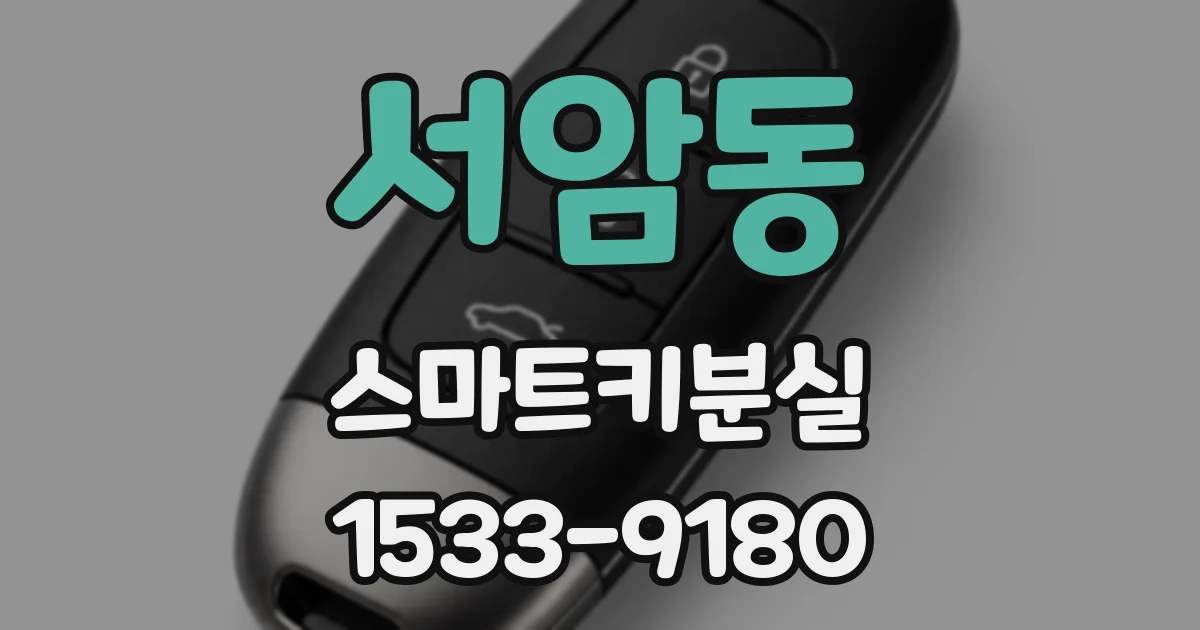 서암동 스마트키분실
