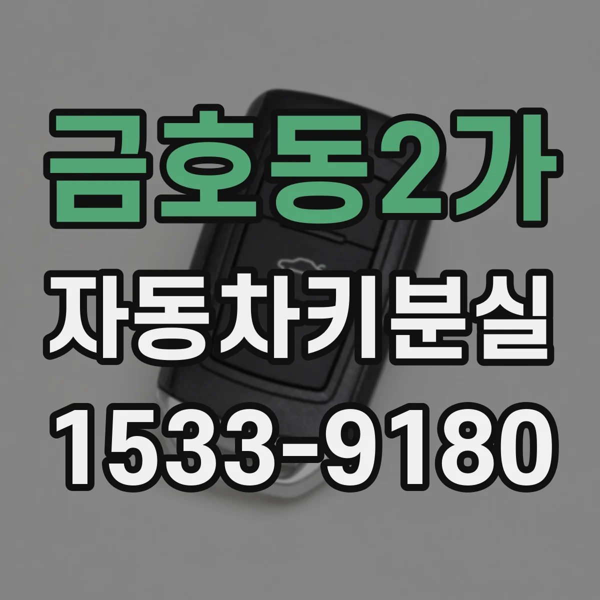 금호동2가 자동차키분실