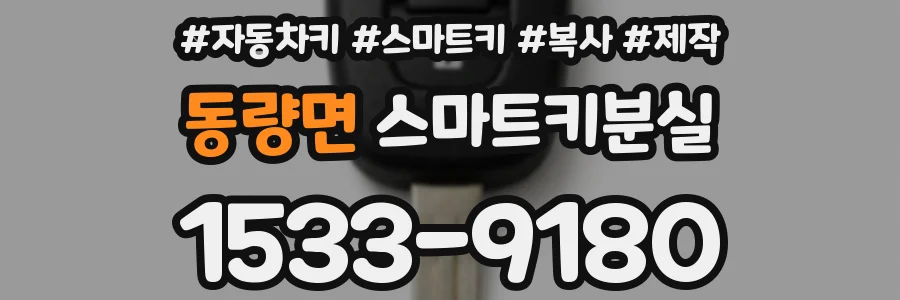 동량면 스마트키분실
