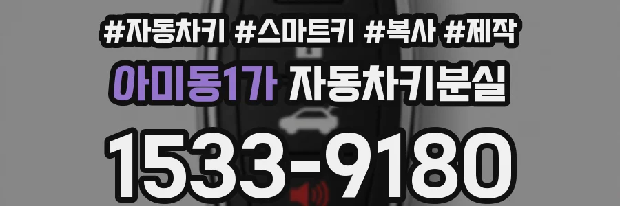 아미동1가 자동차키분실