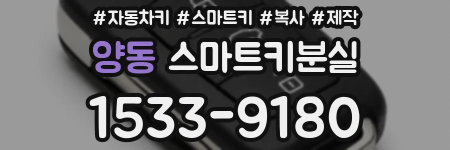 양동 스마트키분실