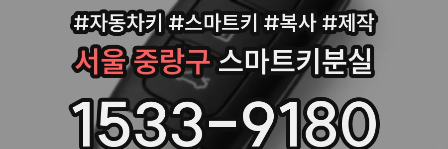 서울 중랑구 스마트키분실