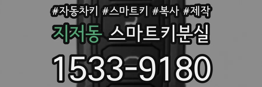 지저동 스마트키분실