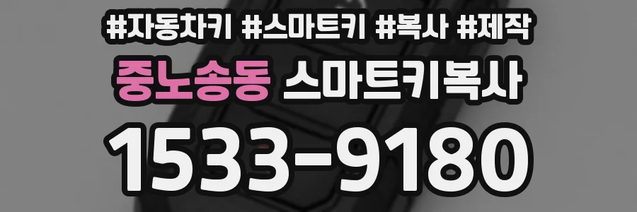 중노송동 스마트키복사