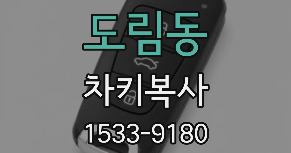 도림동 차키복사