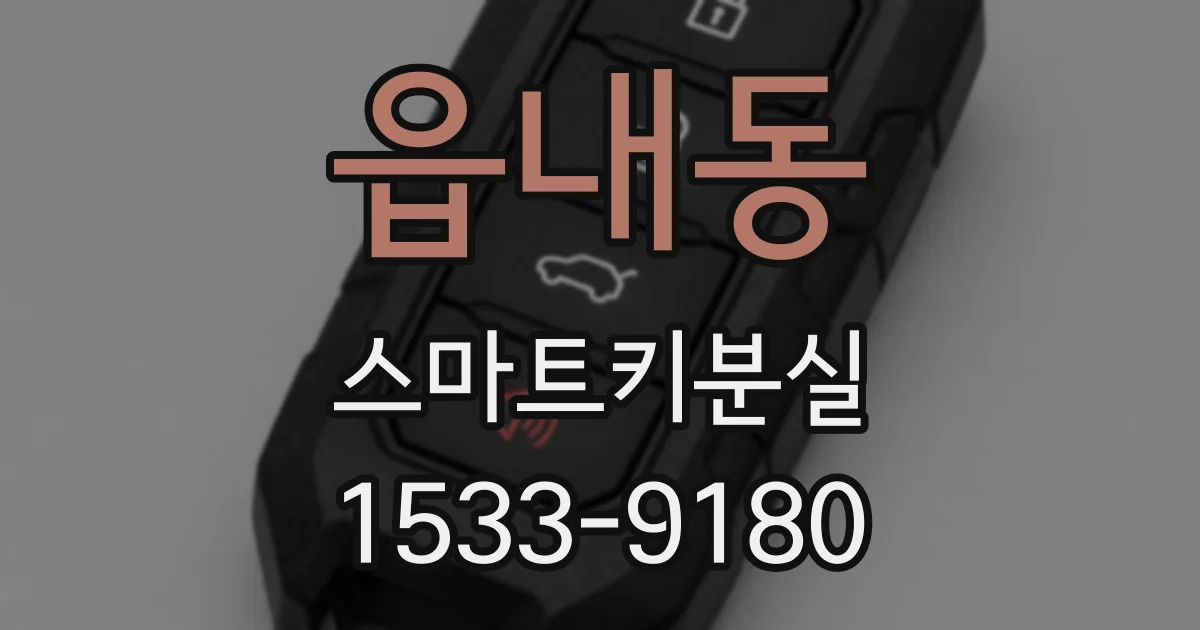 읍내동 스마트키분실