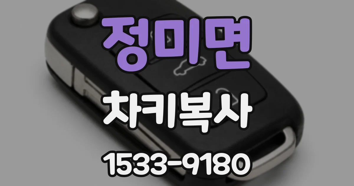 정미면 차키복사