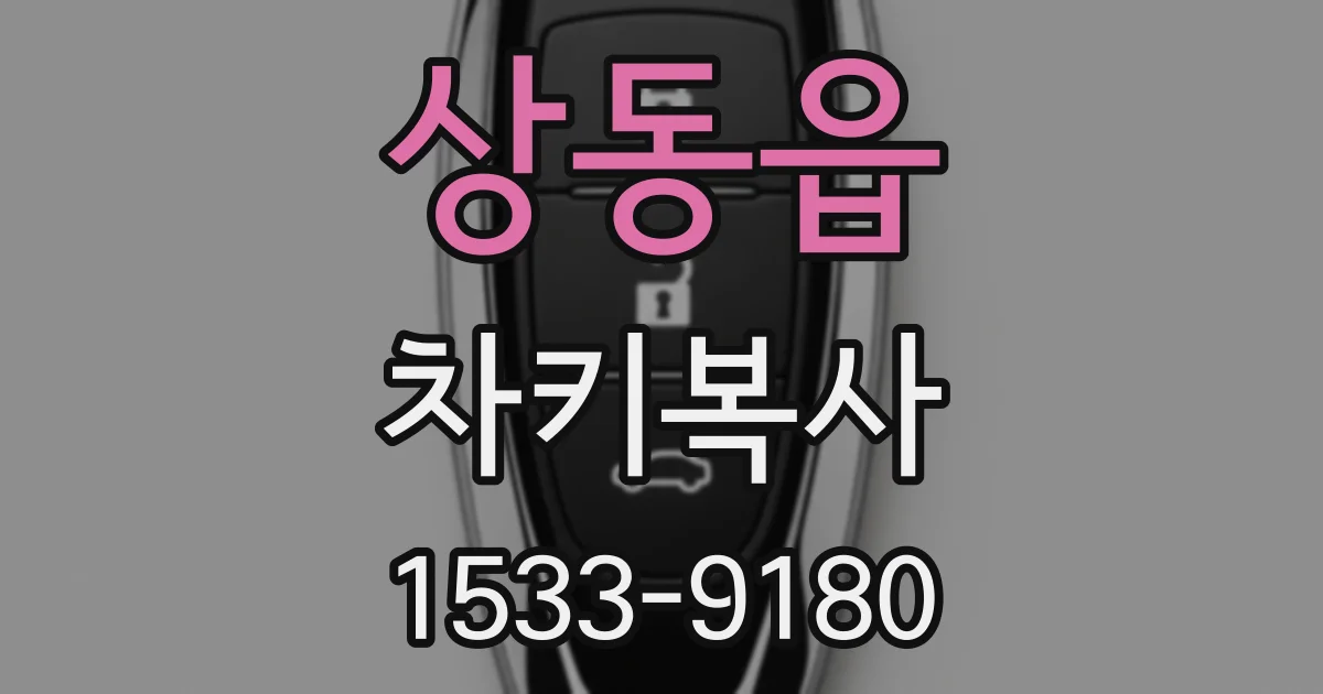 상동읍 차키복사