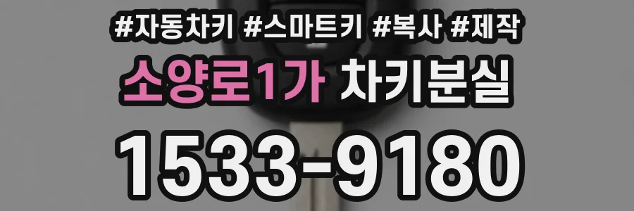 소양로1가 차키분실