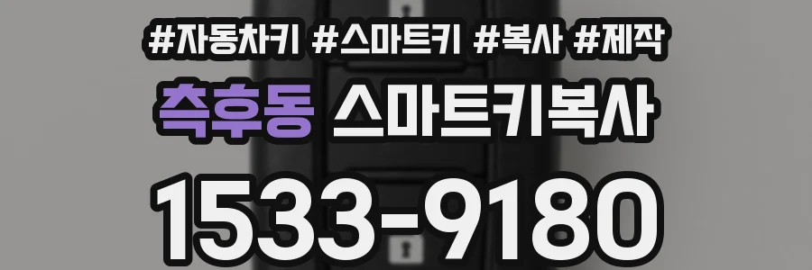 측후동 스마트키복사