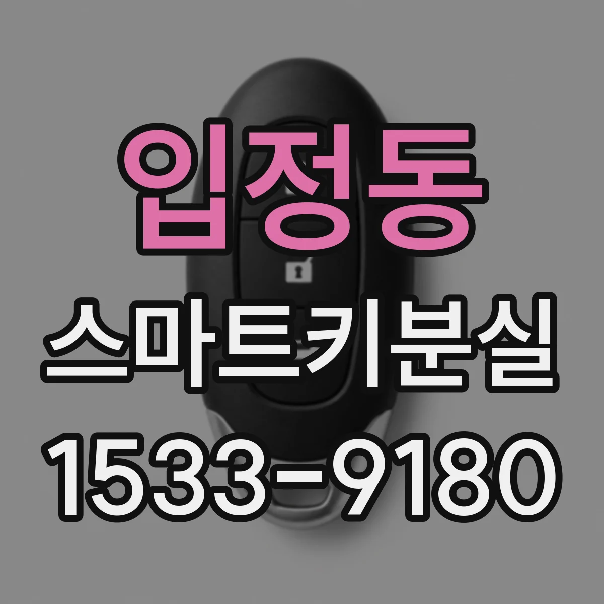 입정동 스마트키분실
