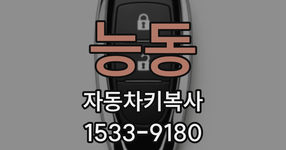 능동 자동차키복사