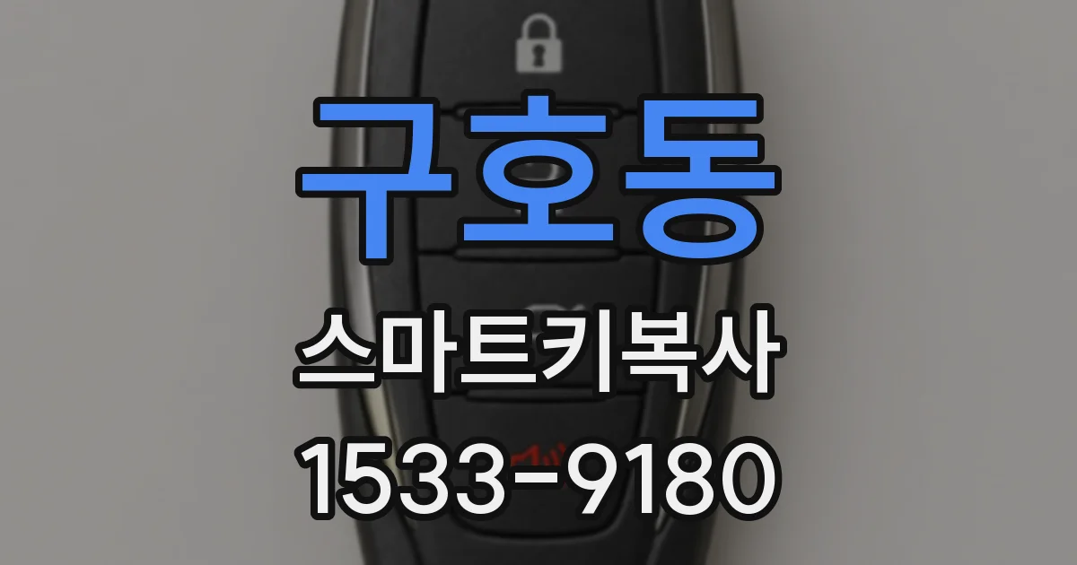 구호동 스마트키복사
