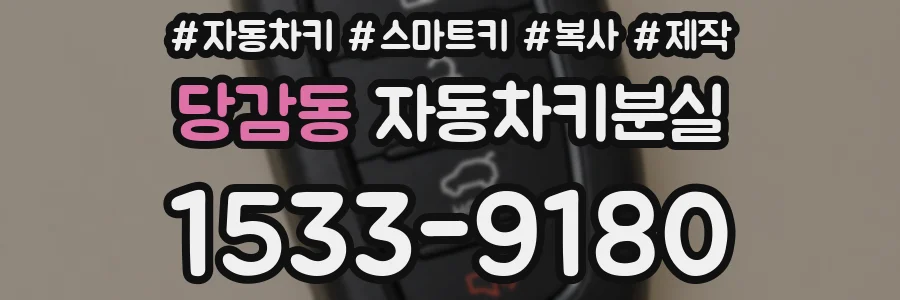 당감동 자동차키분실