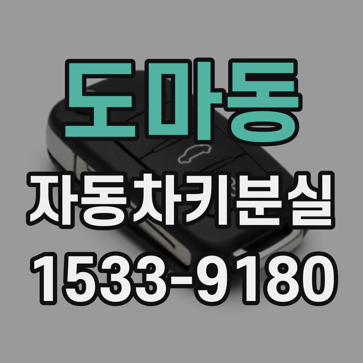 도마동 자동차키분실