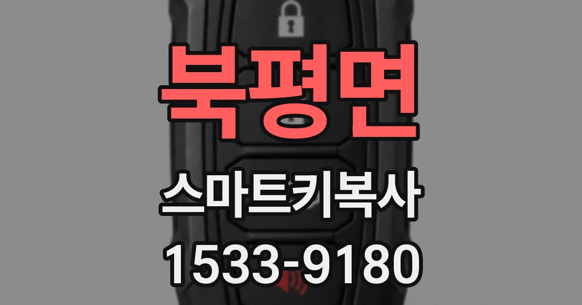 북평면 스마트키복사